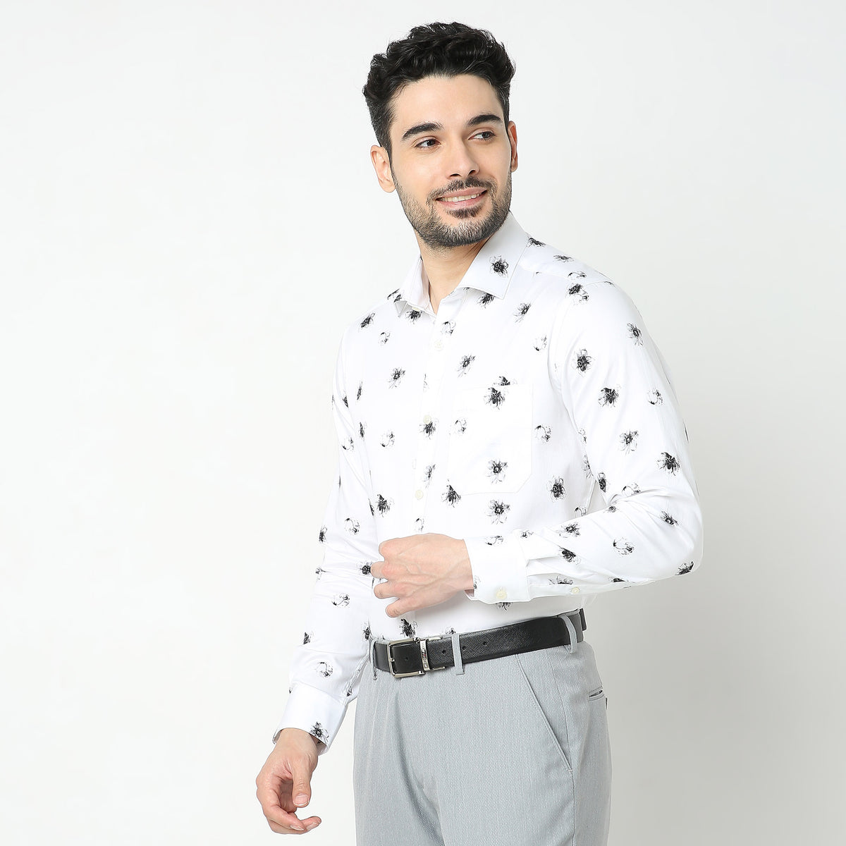 Slim Fit Printed Shirt