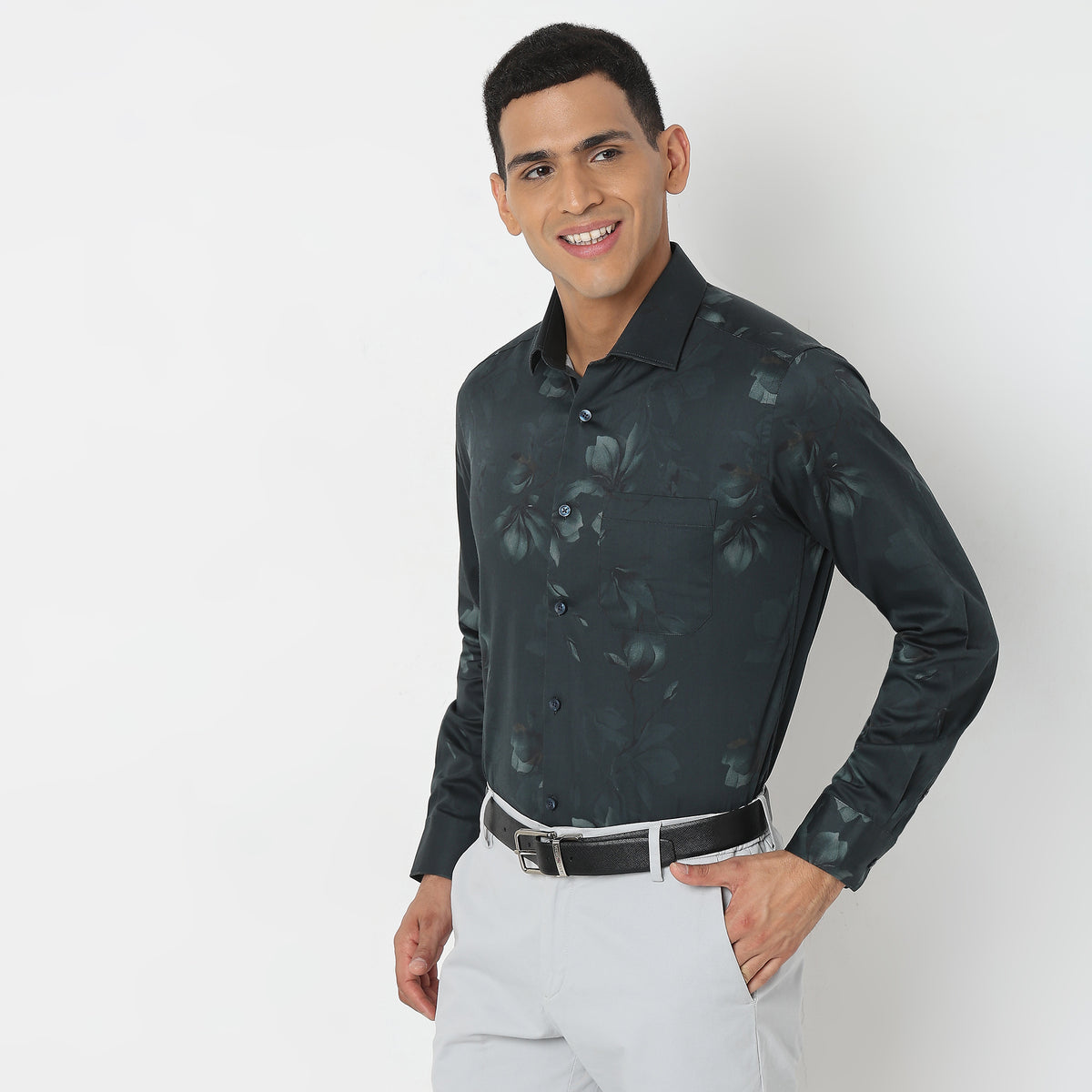 Slim Fit Printed Shirt