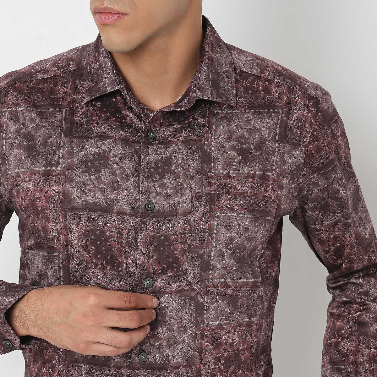 Slim Fit Printed Shirt