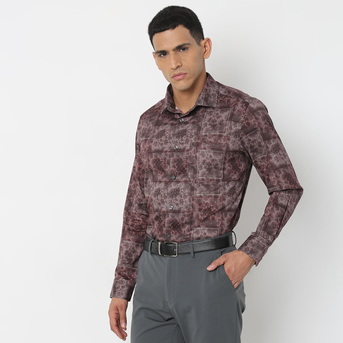 Slim Fit Printed Shirt