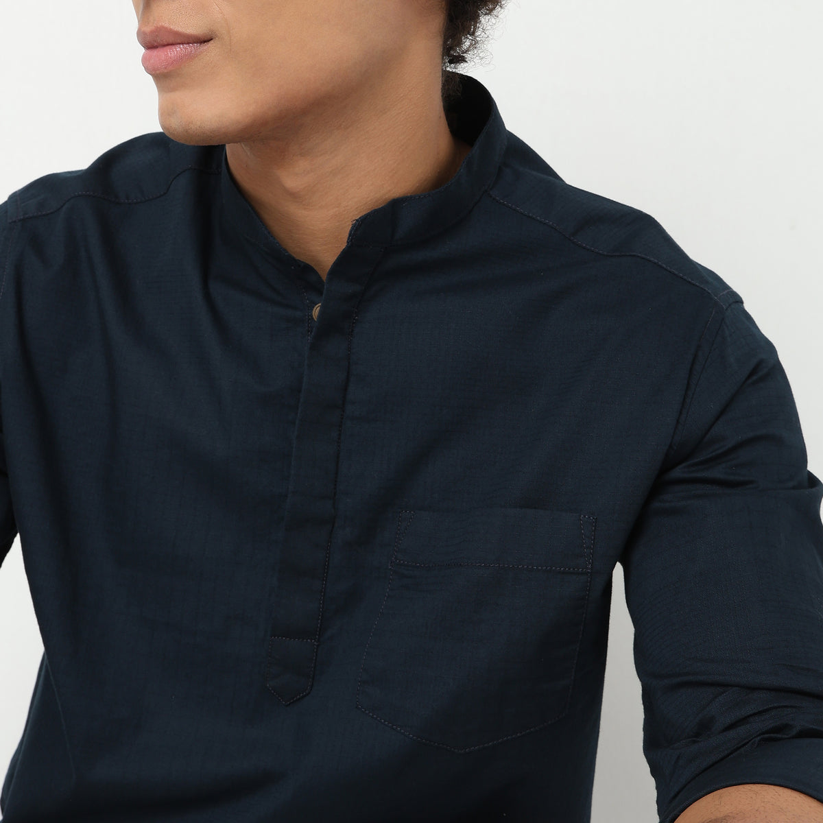 Regular Fit Solid Shirt