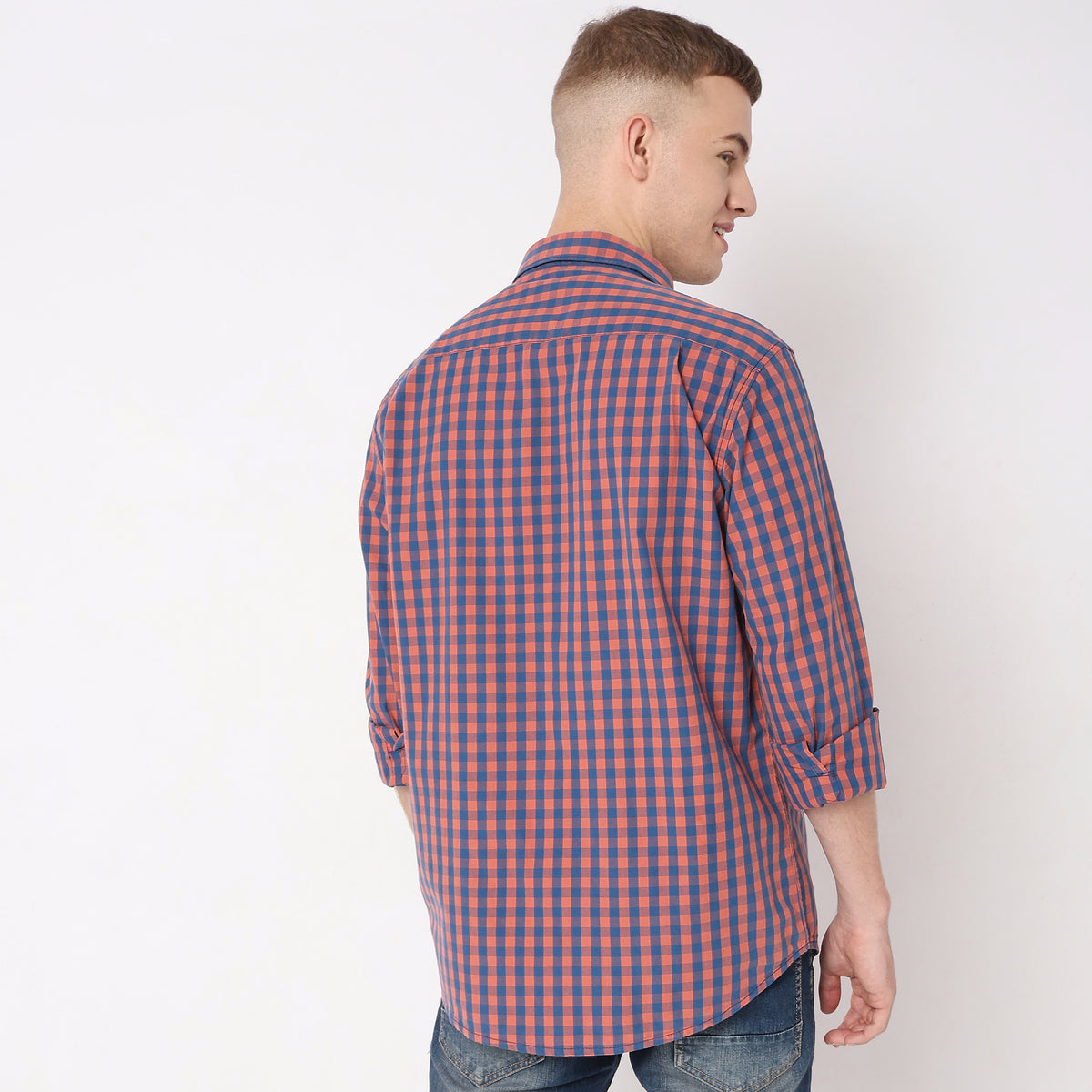 Regular Fit Checkered Shirt