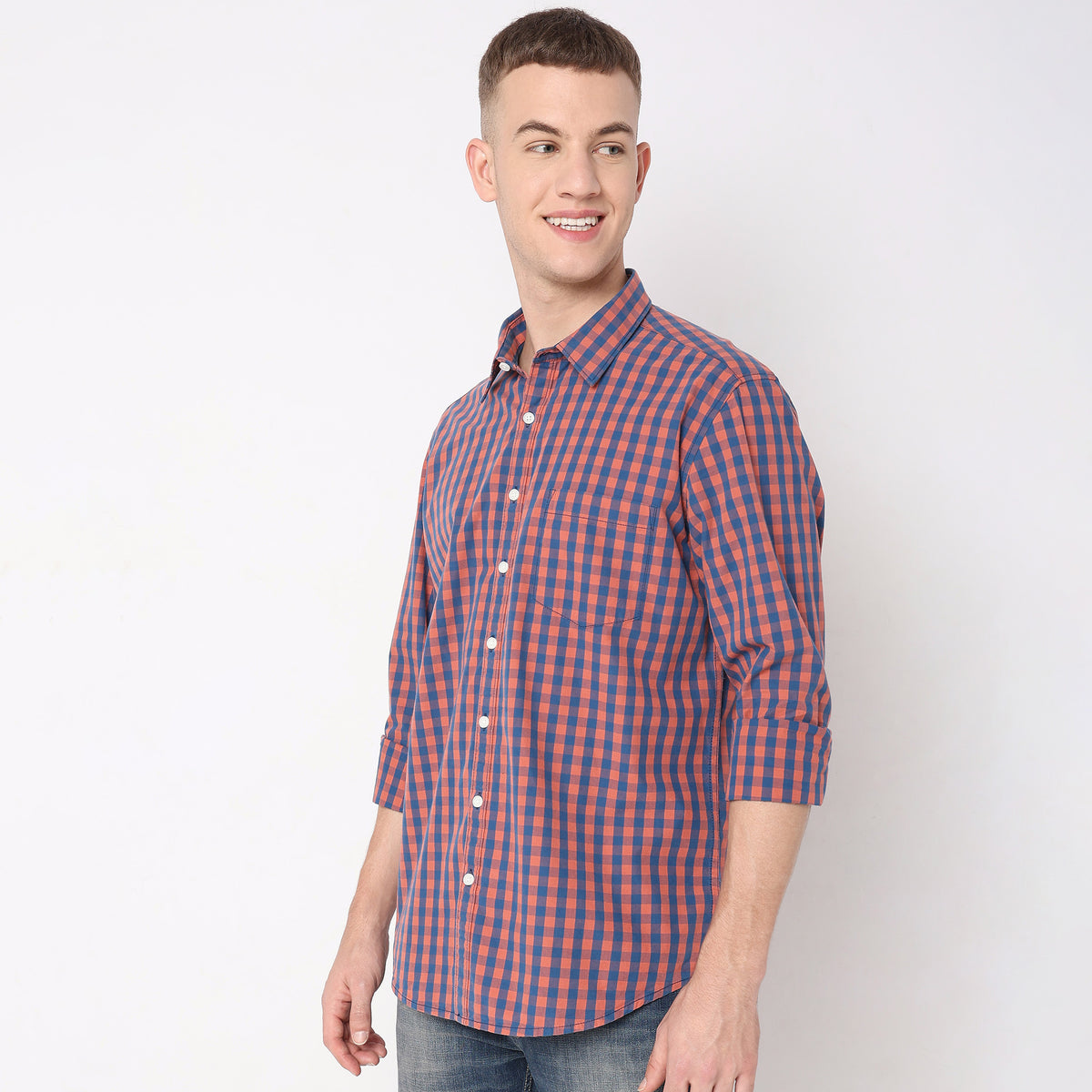 Regular Fit Checkered Shirt