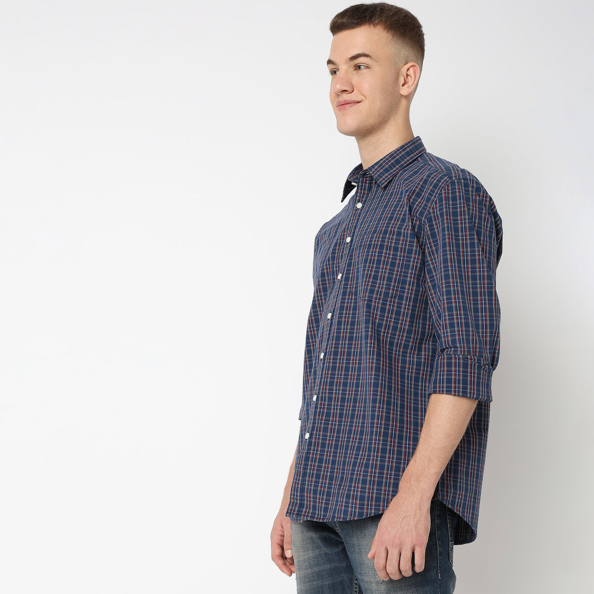 Regular Fit Checkered Shirt