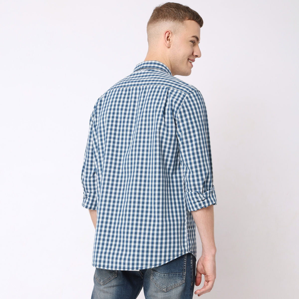 Regular Fit Checkered Shirt