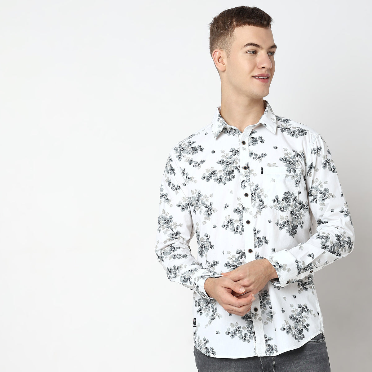 Slim Fit Printed Shirt