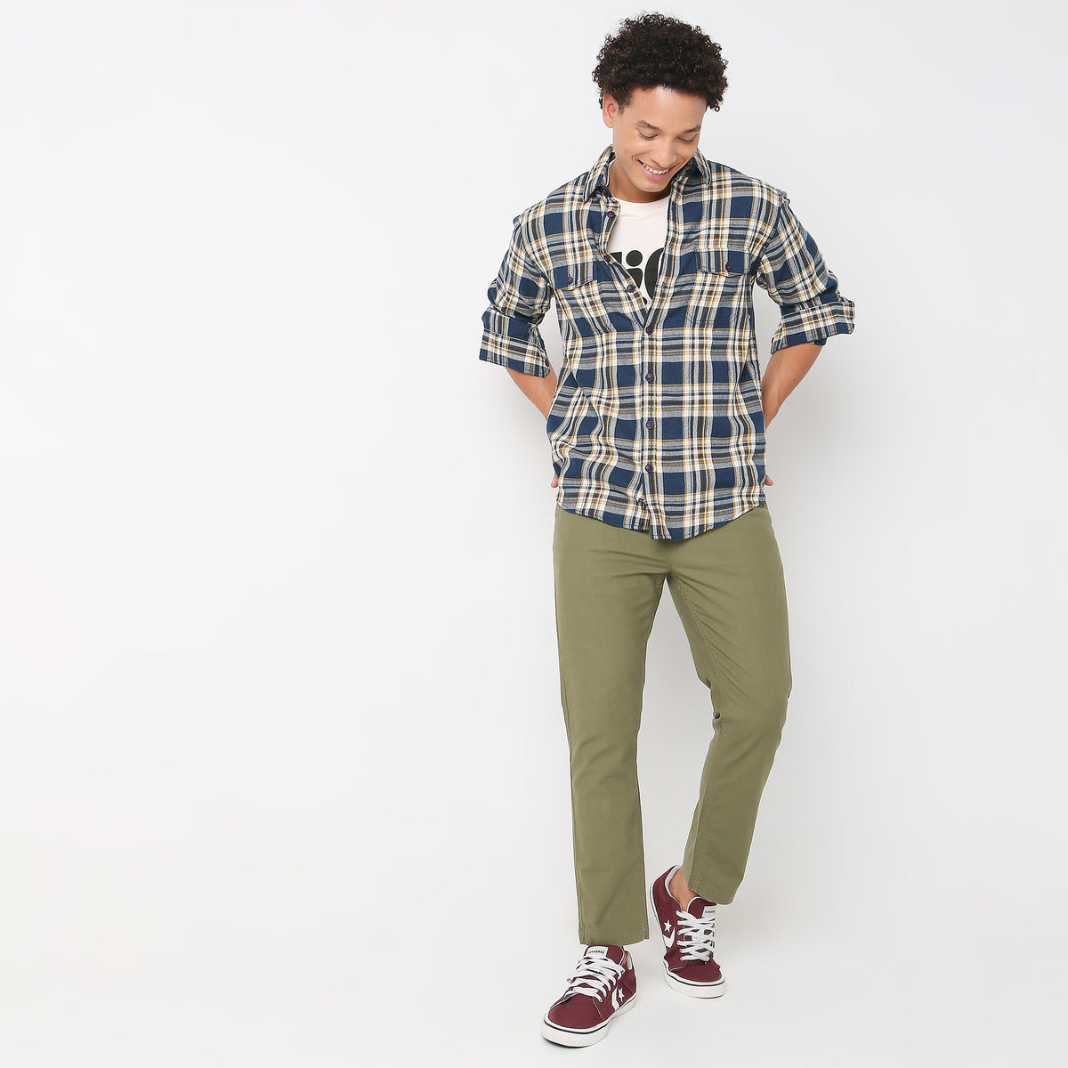 Regular Fit Checkered Shirt