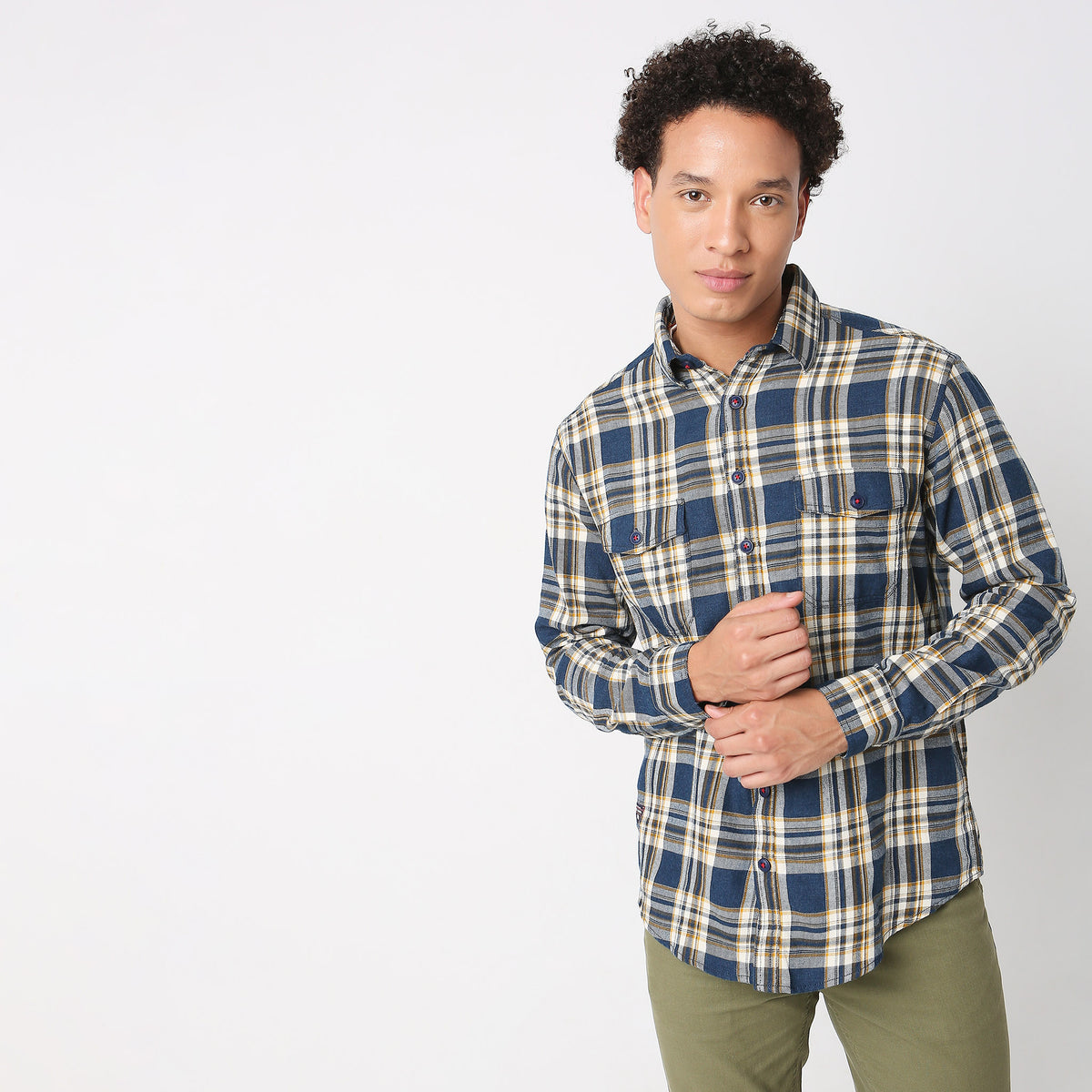 Regular Fit Checkered Shirt