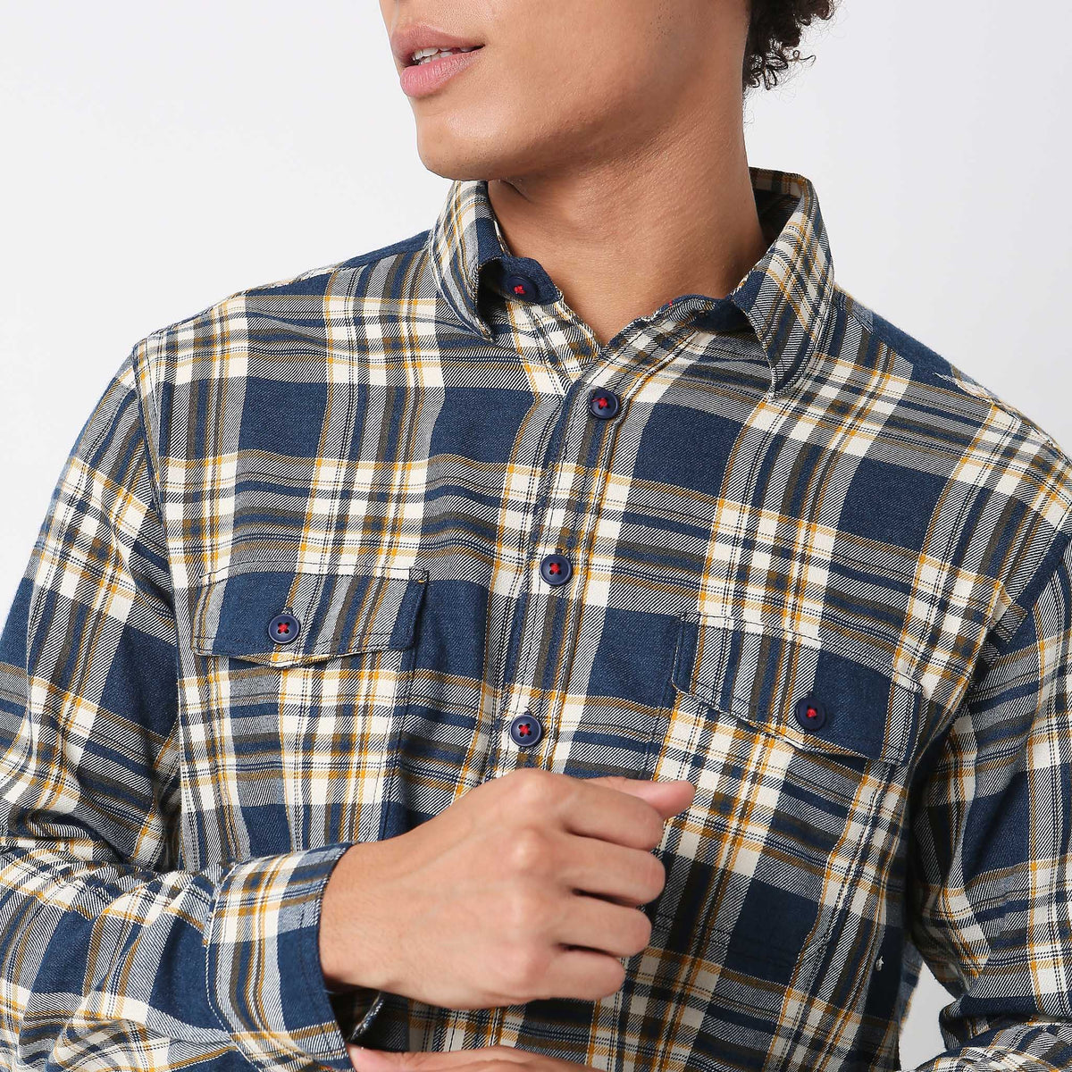 Regular Fit Checkered Shirt