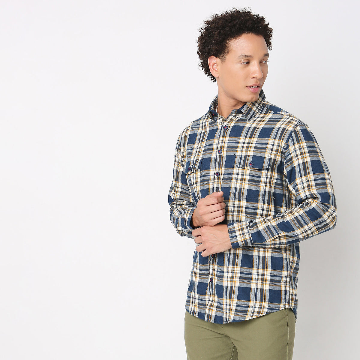 Regular Fit Checkered Shirt