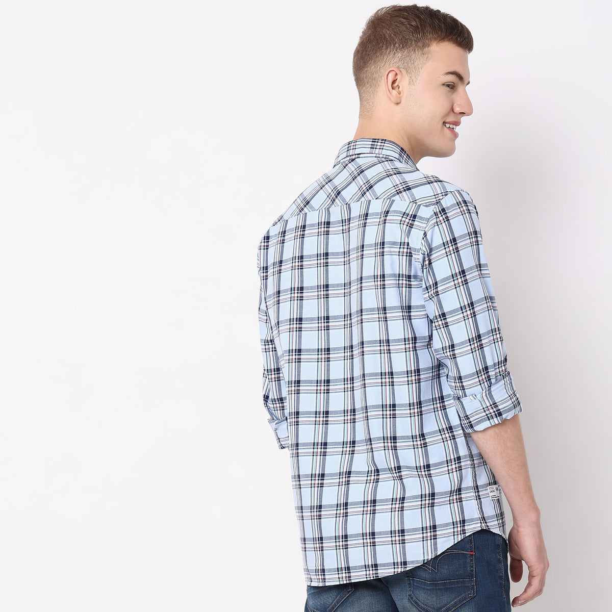 Slim Fit Checkered Shirt