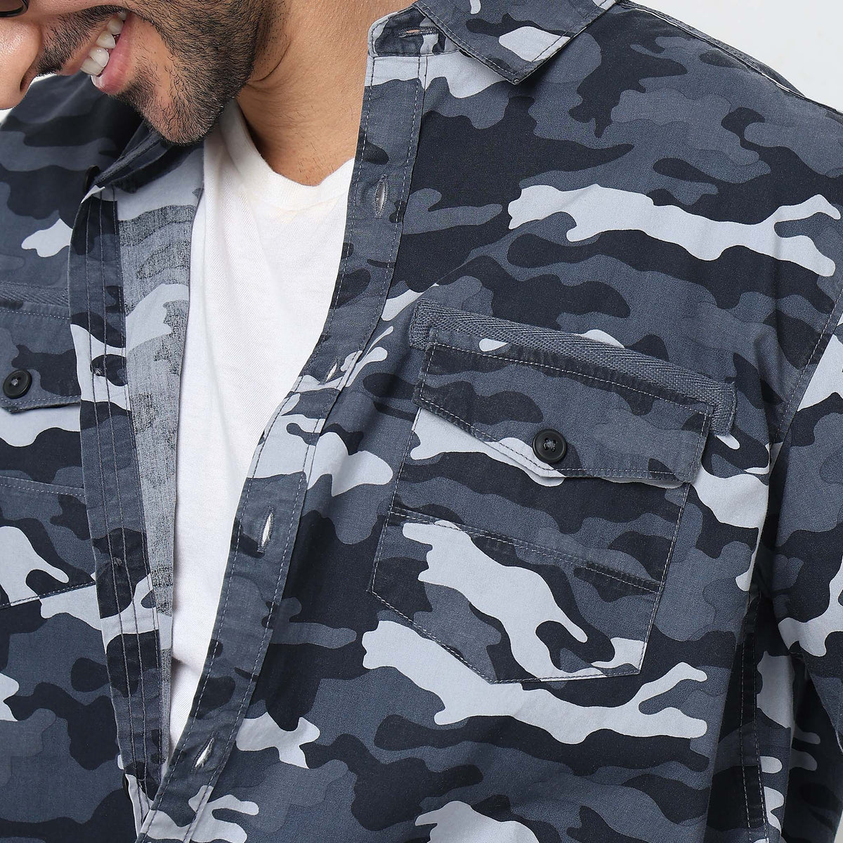 Regular Fit Camo Shirt