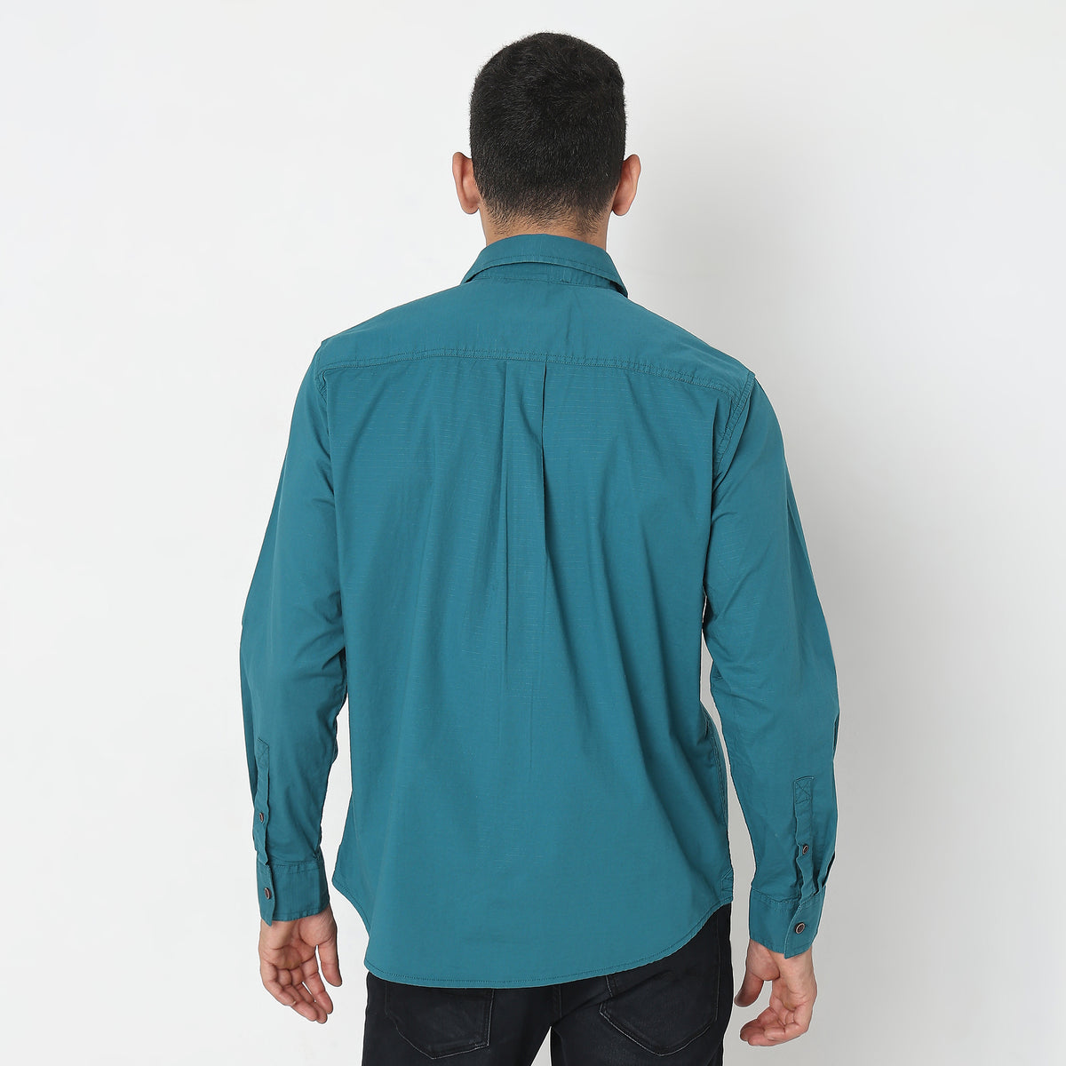 Regular Fit Solid Shirt