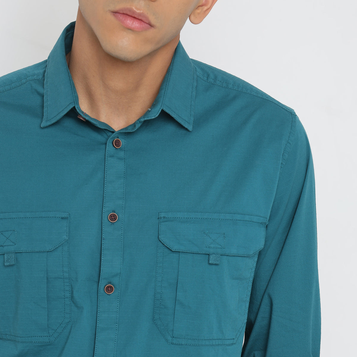 Regular Fit Solid Shirt