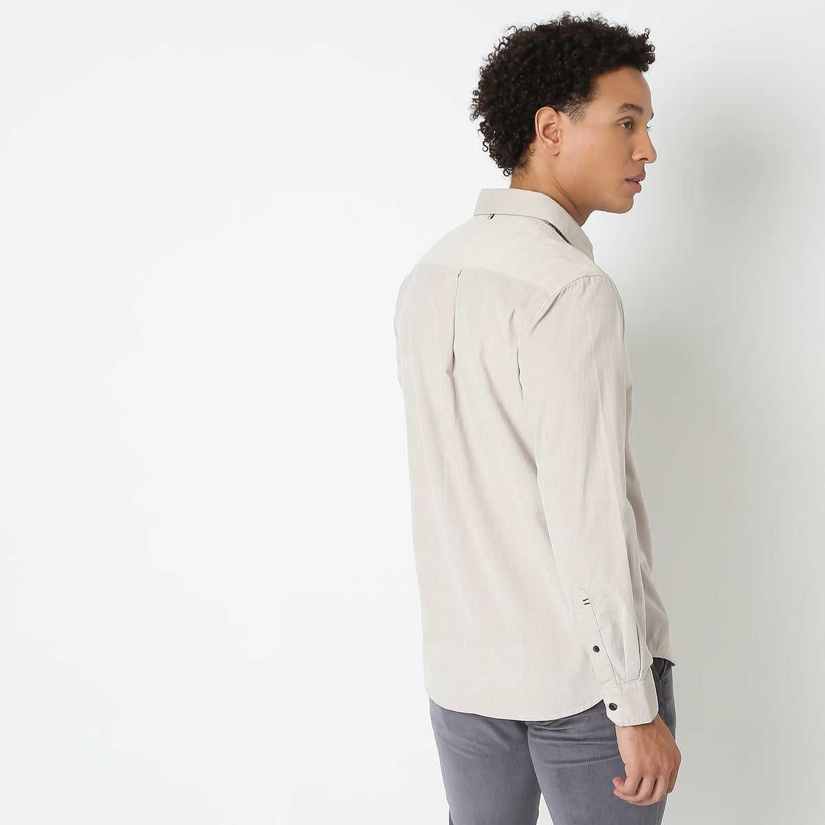 Slim Fit Solid Shirt