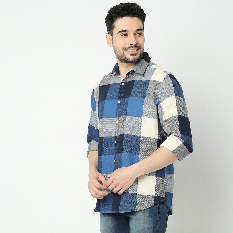 Regular Fit Checkered Shirt