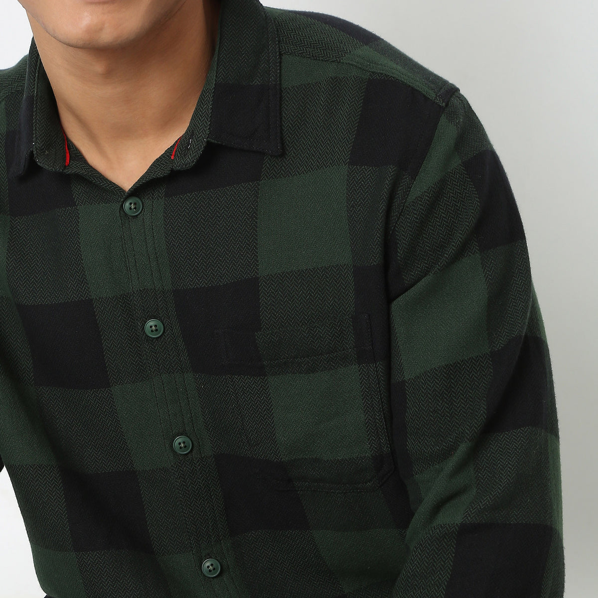 Regular Fit Checkered Shirt