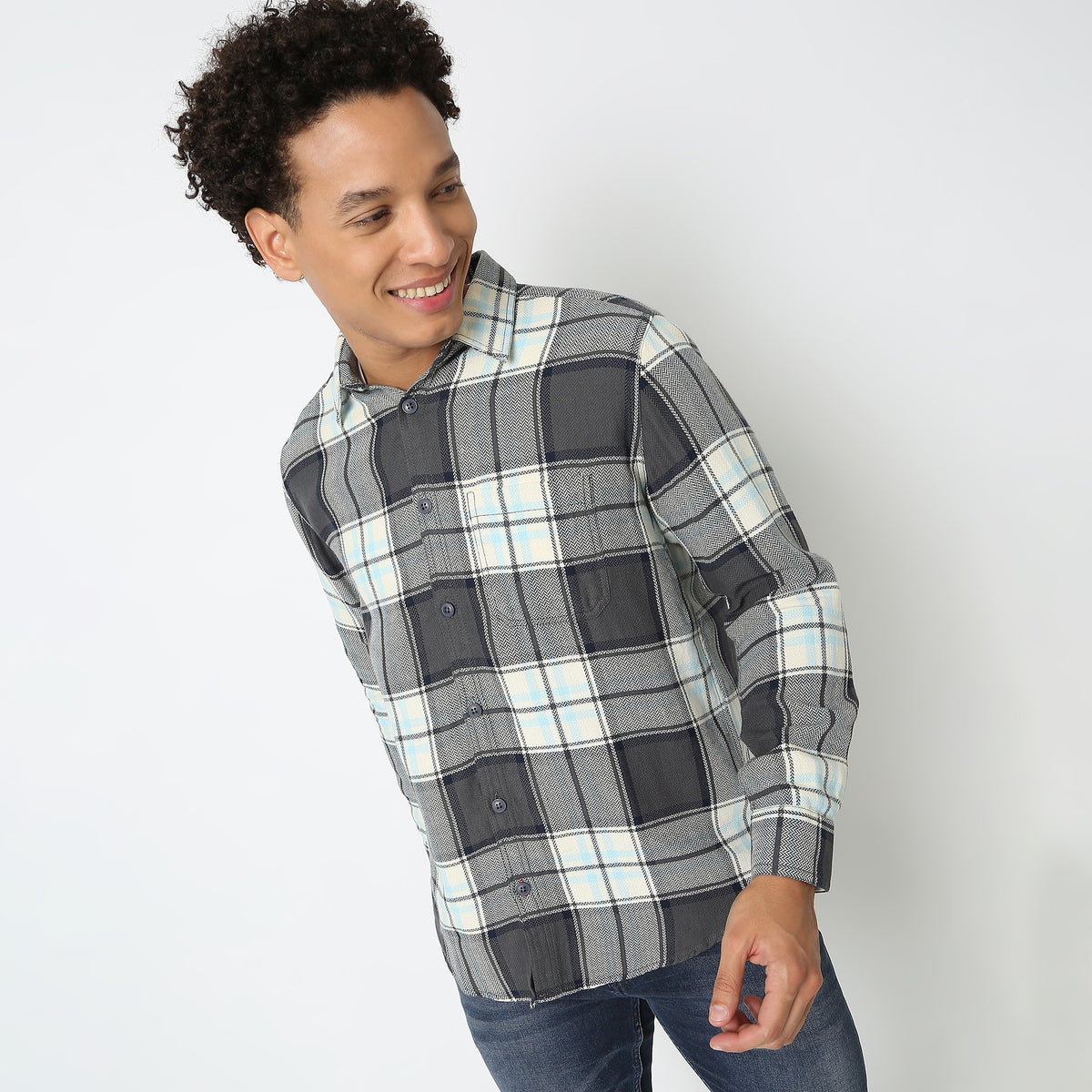 Regular Fit Checkered Shirt