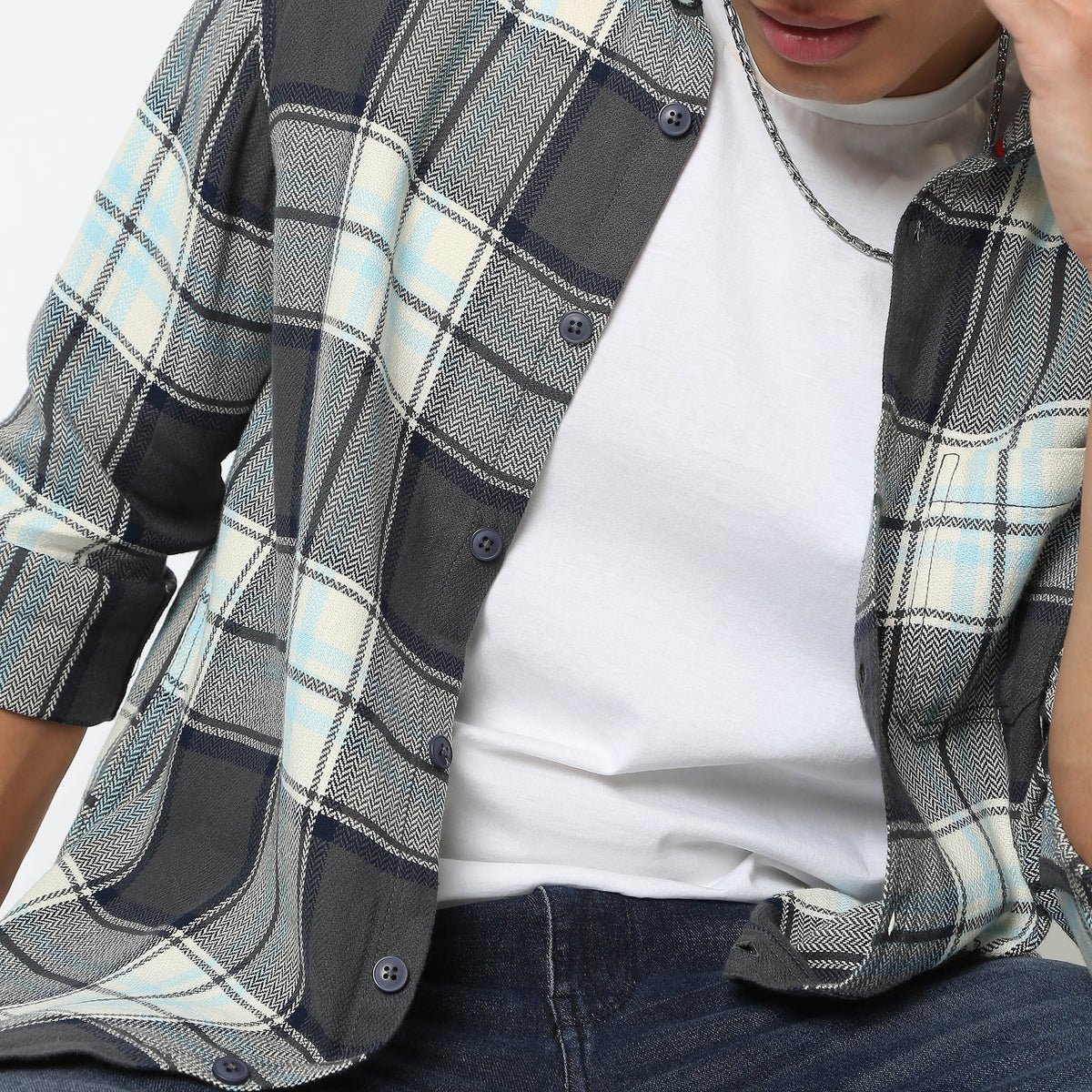 Regular Fit Checkered Shirt