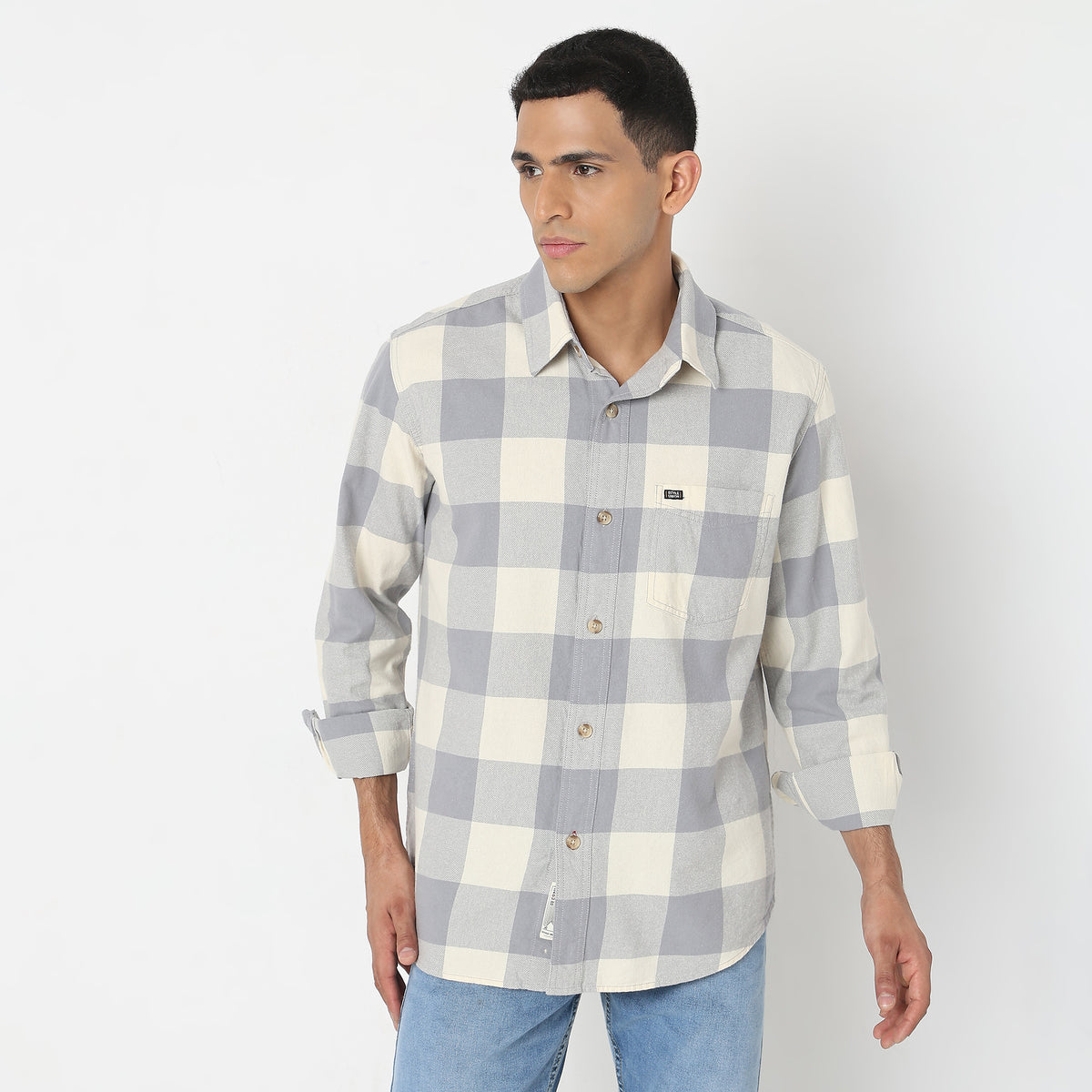 Regular Fit Checkered Shirt