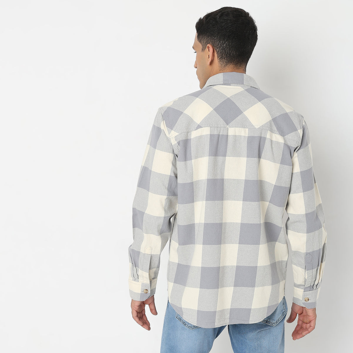 Regular Fit Checkered Shirt