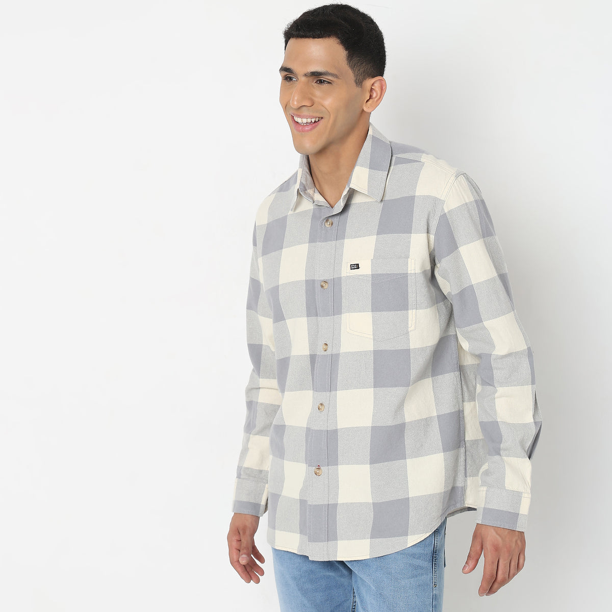 Regular Fit Checkered Shirt