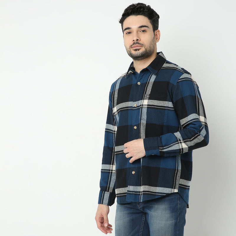 Regular Fit Checkered Shirt