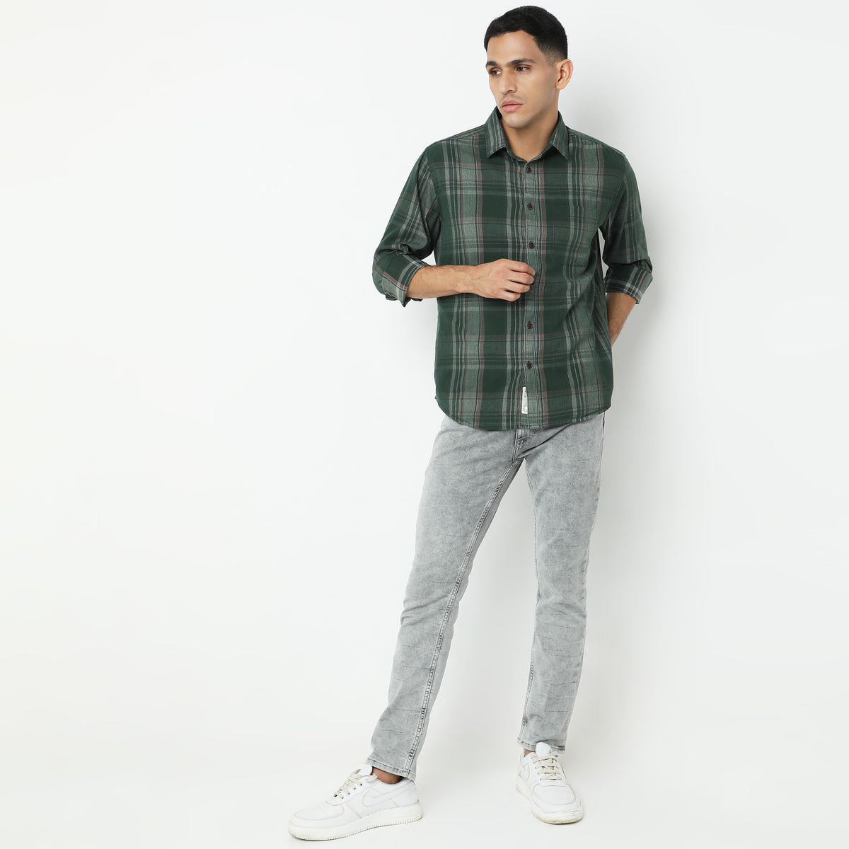 Regular Fit Checkered Shirt