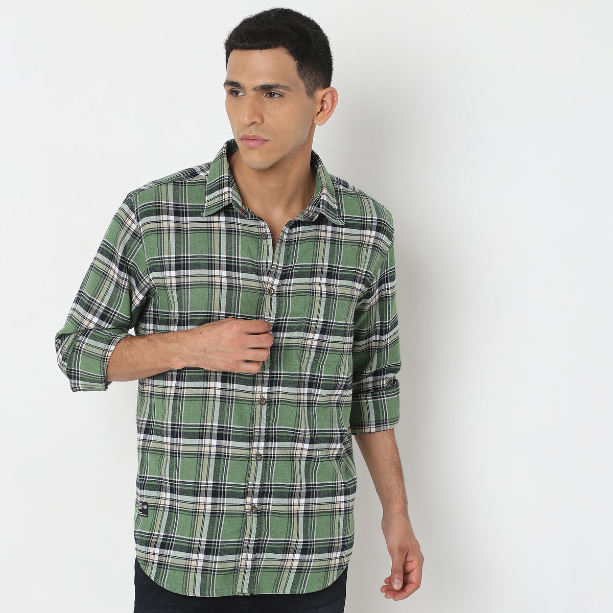 Regular Fit Checkered Shirt