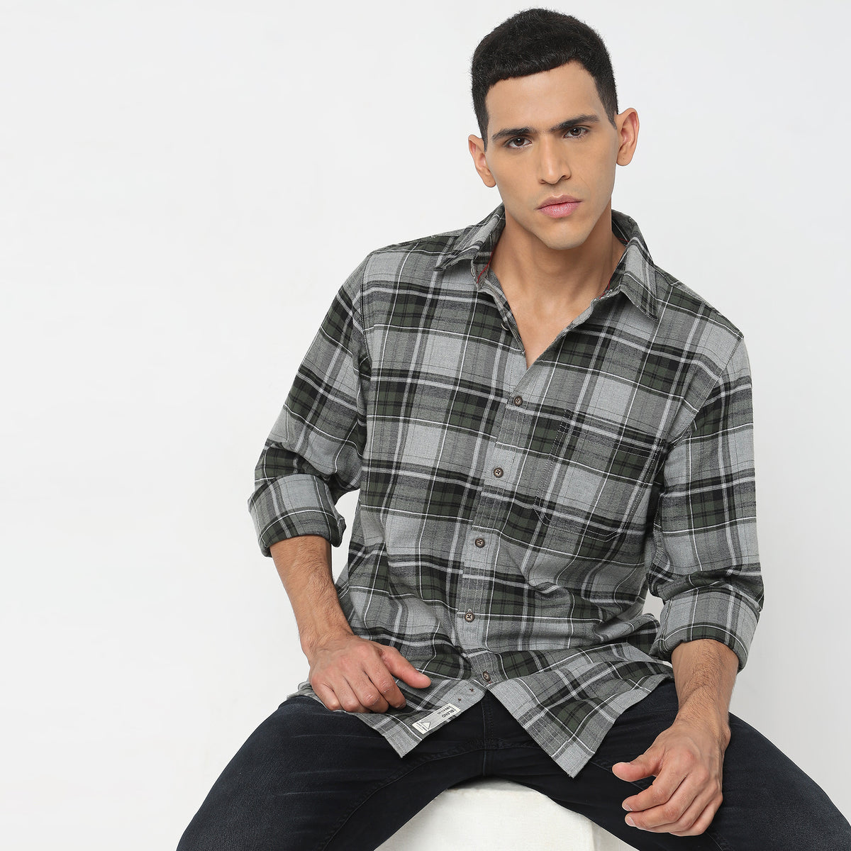 Regular Fit Checkered Shirt