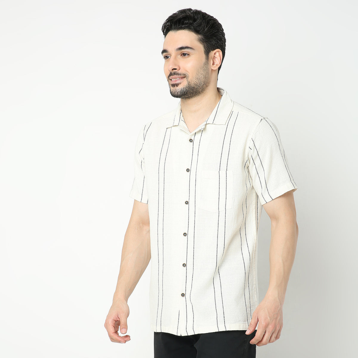 Regular Fit Striped Shirt