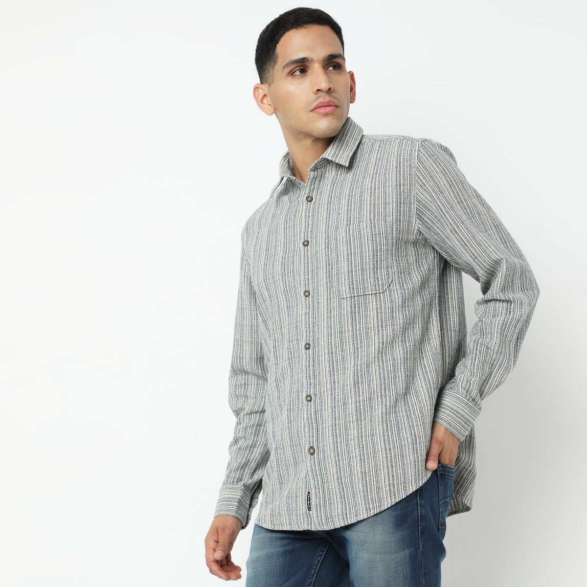 Regular Fit Striped Shirt