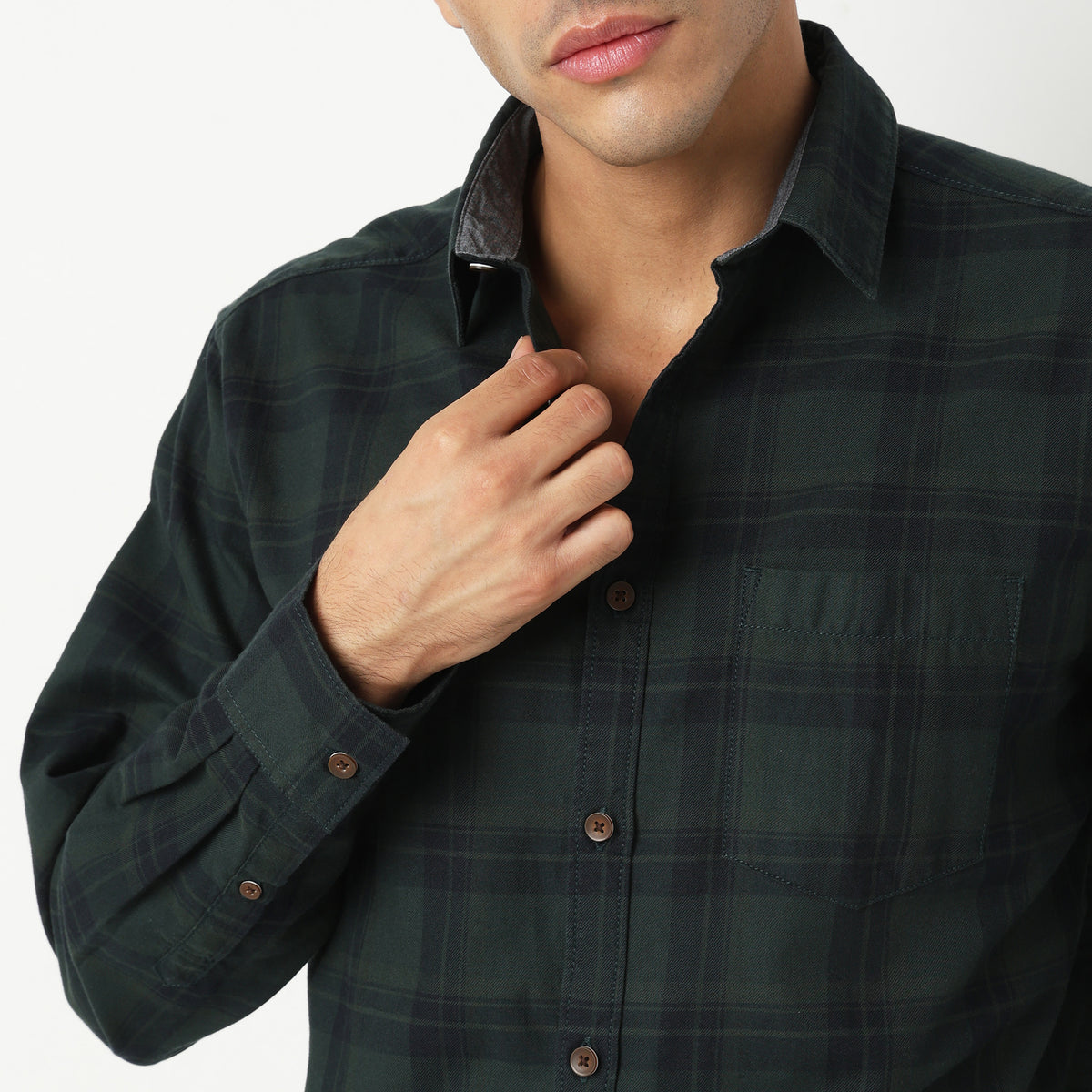 Regular Fit Checkered Shirt