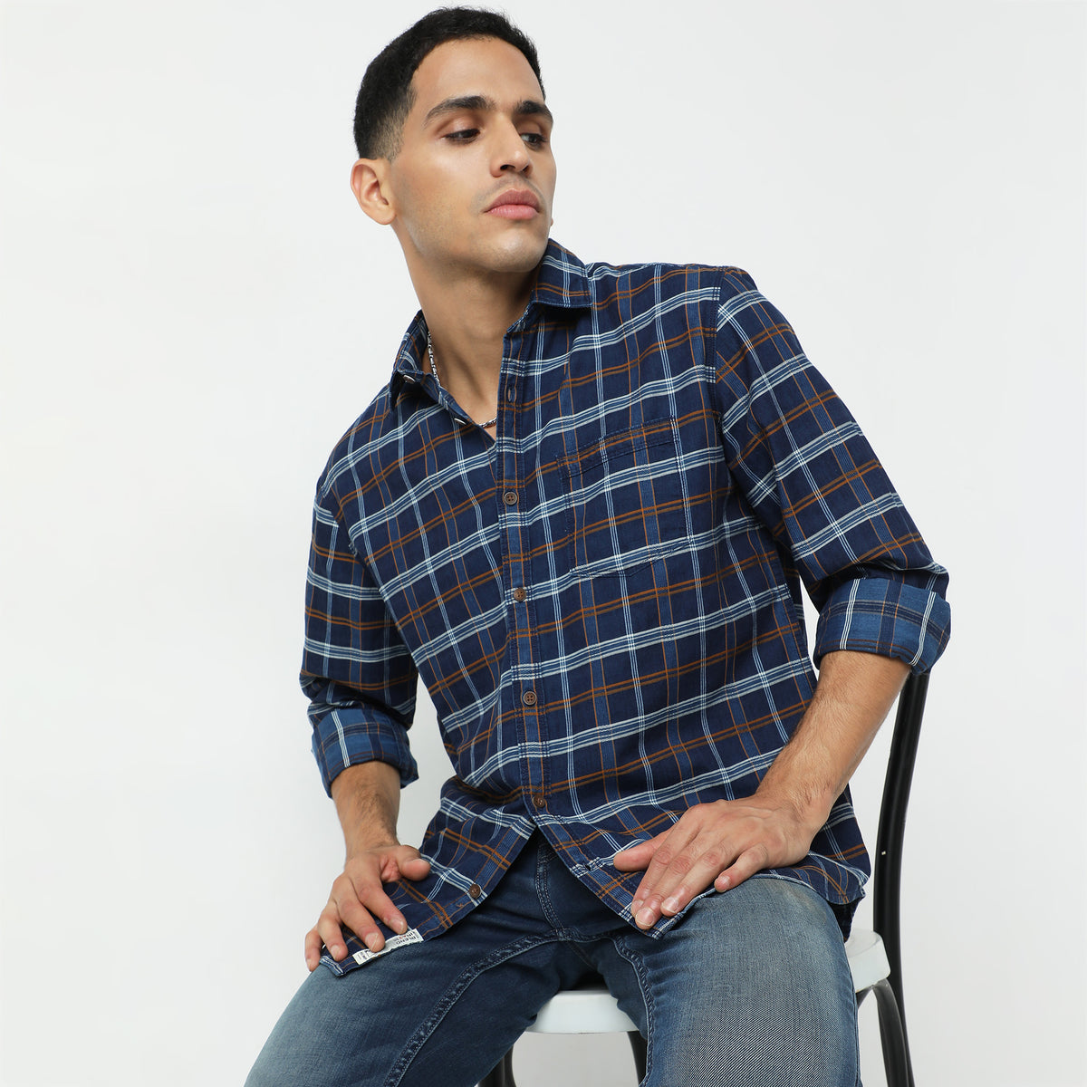 Regular Fit Checkered Shirt