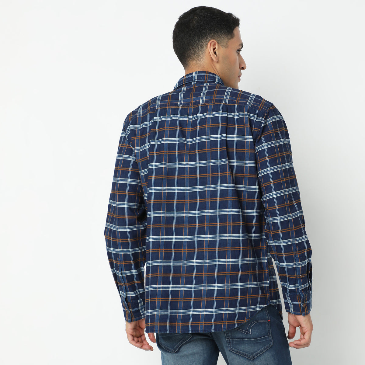 Regular Fit Checkered Shirt