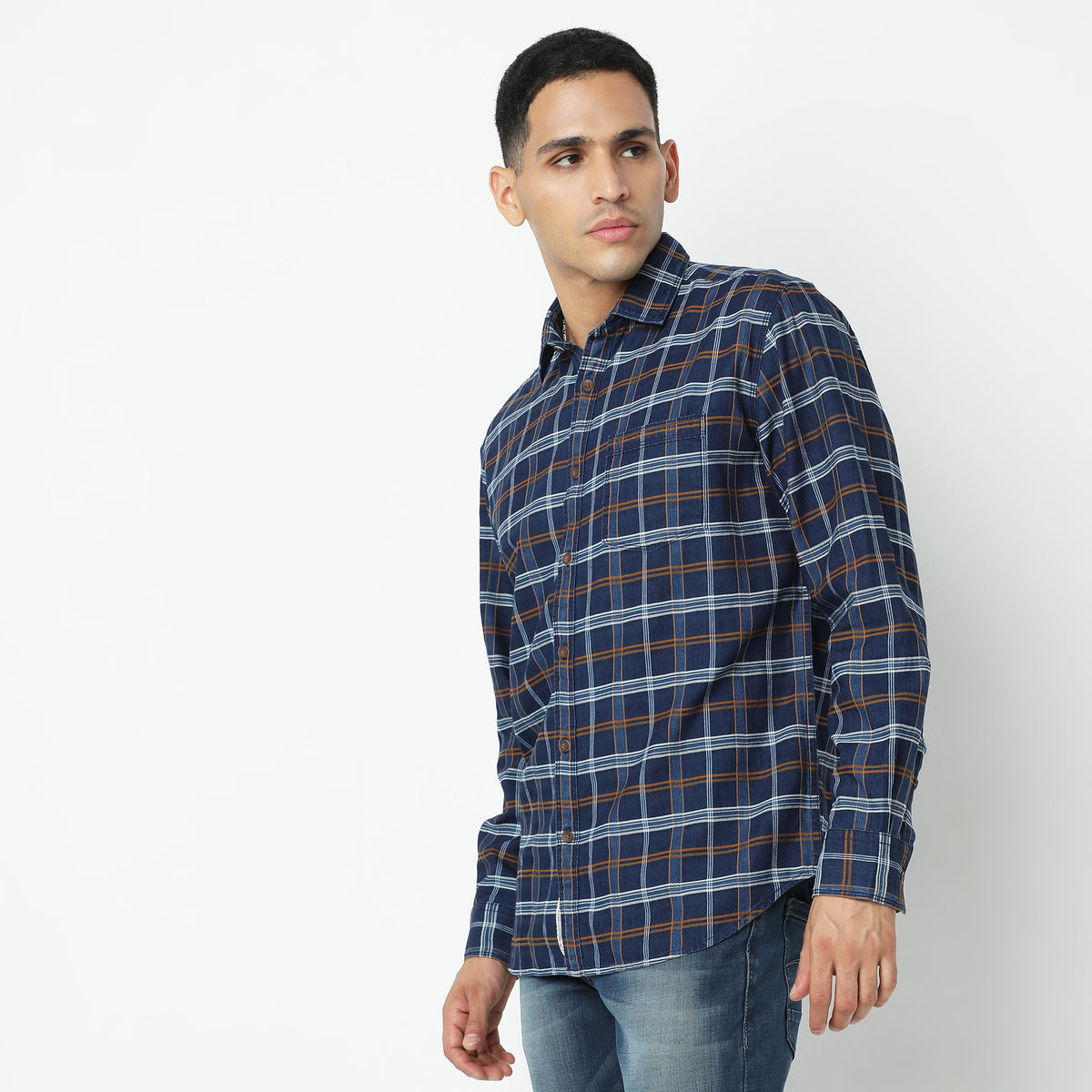 Regular Fit Checkered Shirt