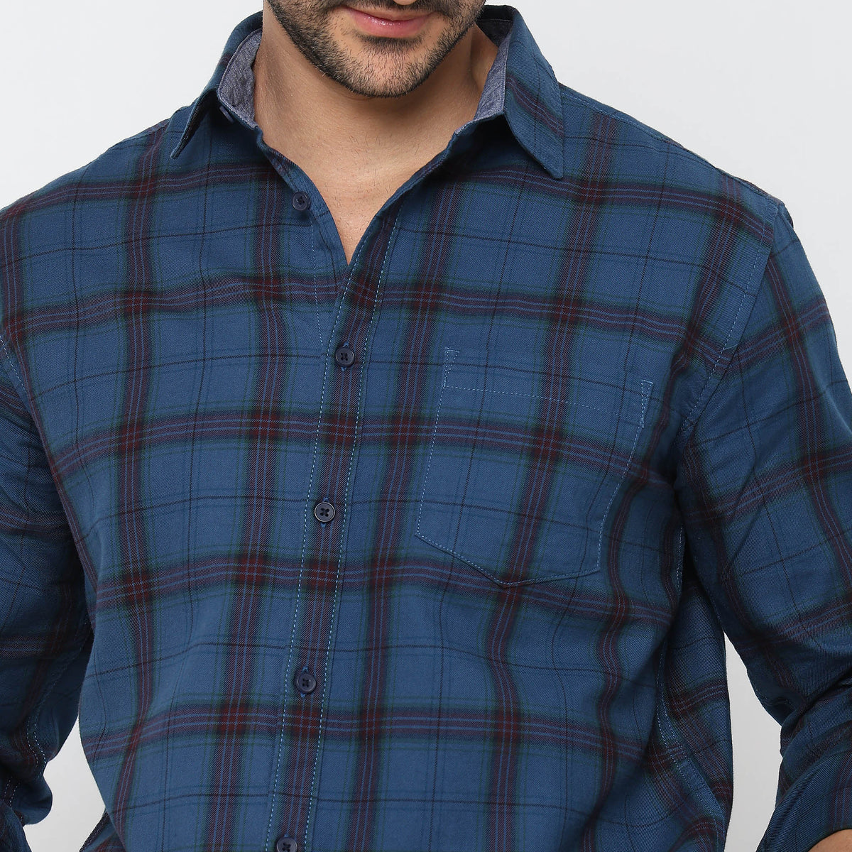 Regular Fit Checkered Shirt