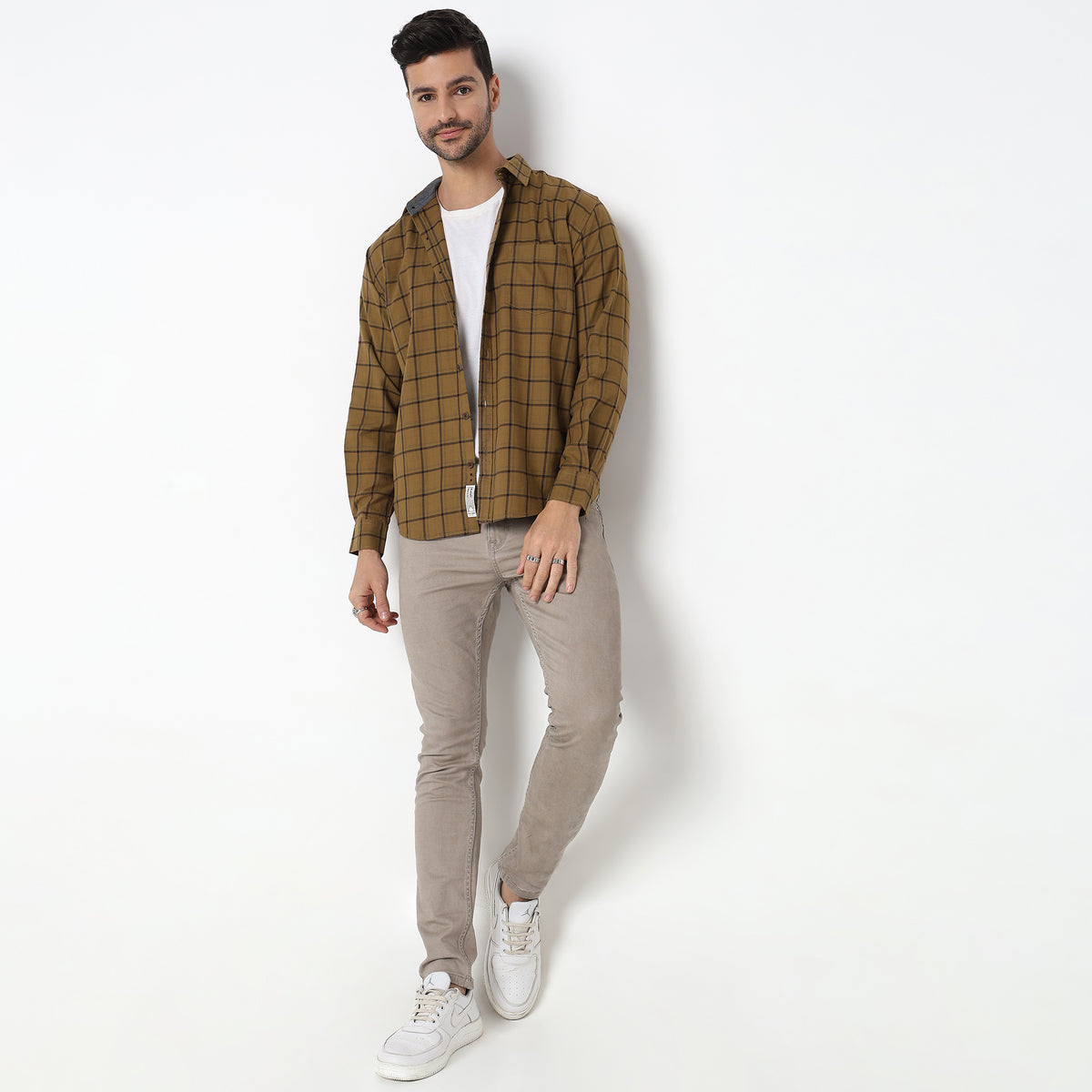 Regular Fit Checkered Shirt