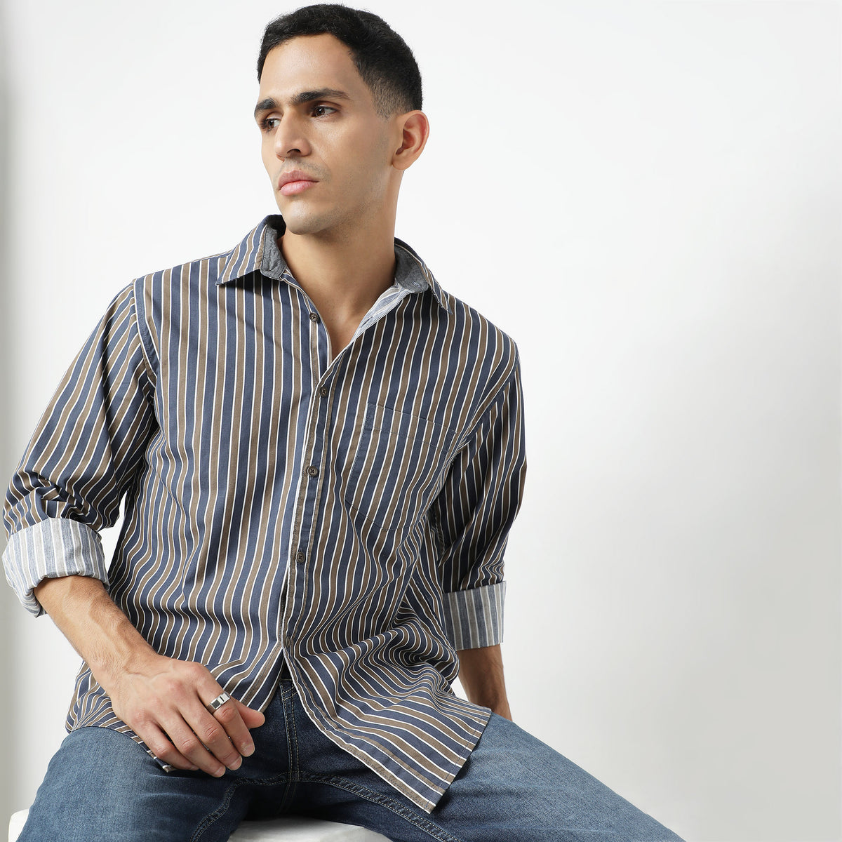 Regular Fit Striped Shirt