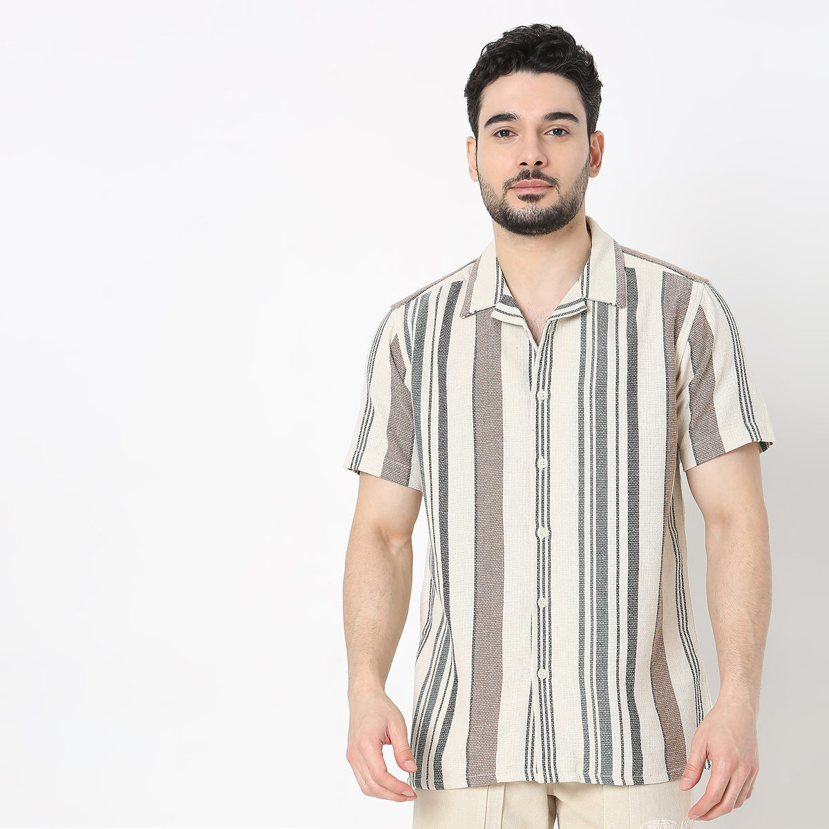 Regular Fit Striped Shirt