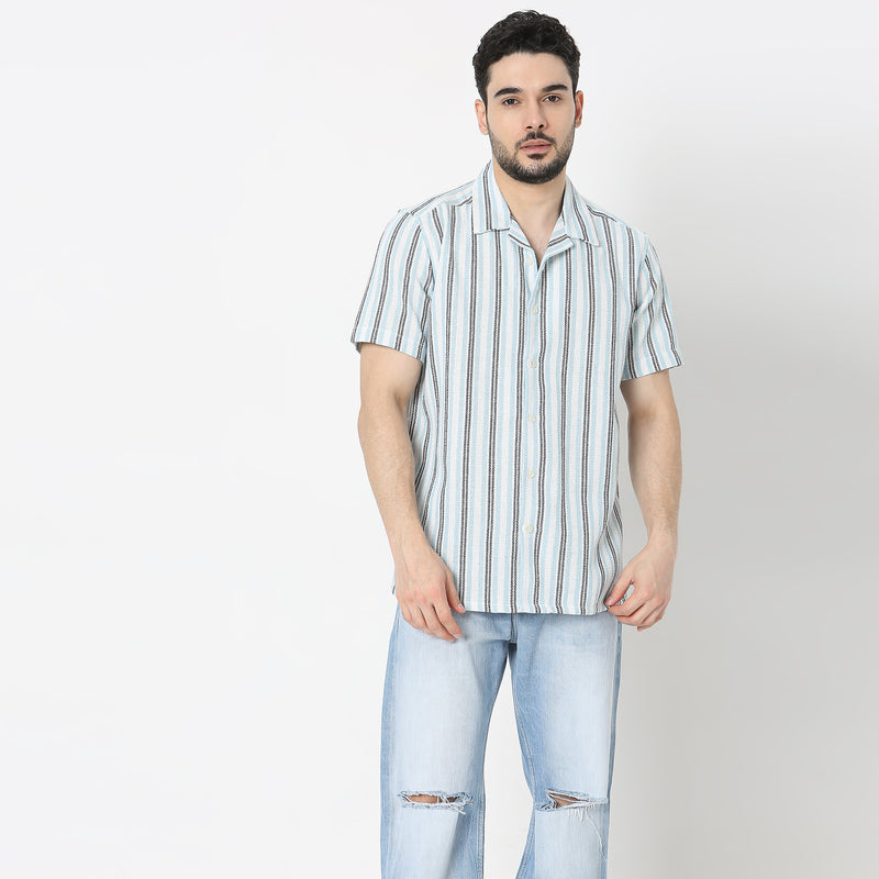 Regular Fit Striped Shirt