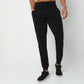Regular Fit Solid Mid Rise Trackpants