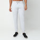 Regular Fit Solid Mid Rise Trackpants
