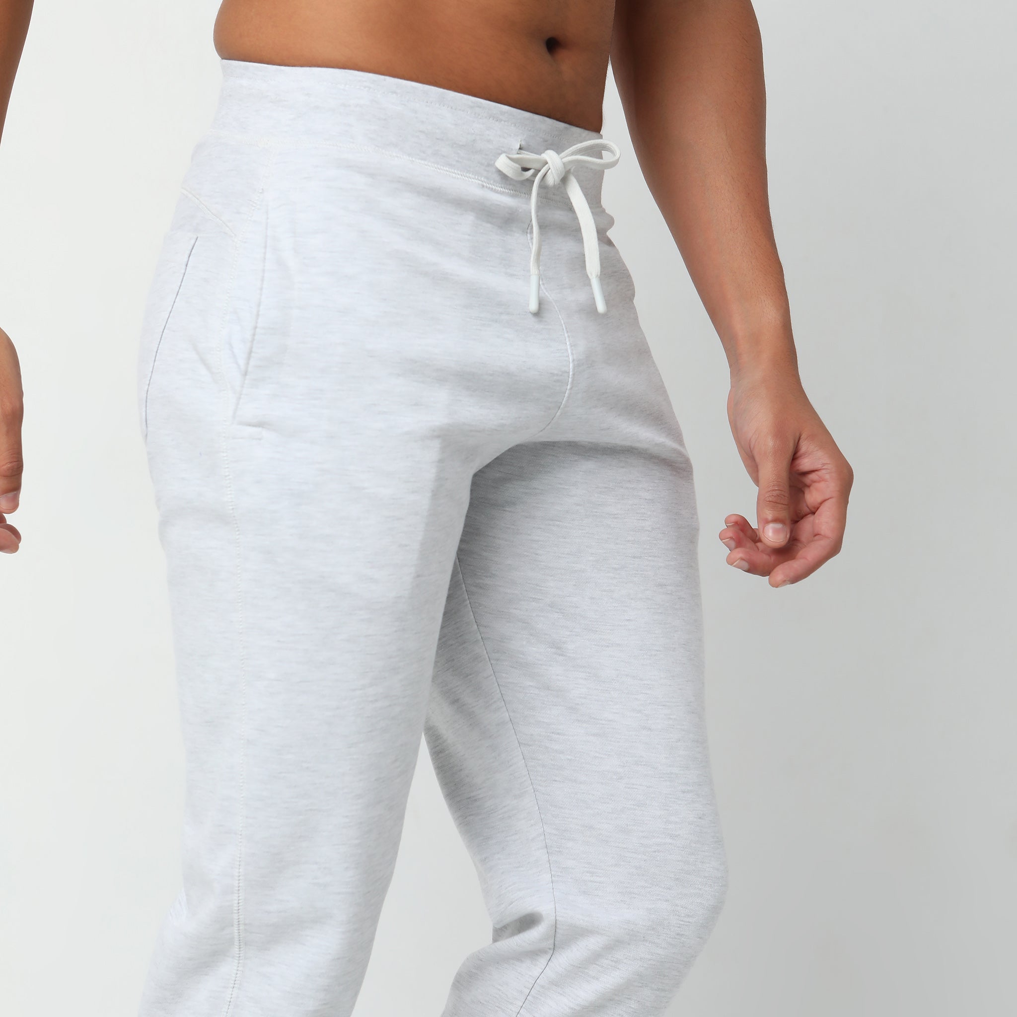 Regular Fit Solid Mid Rise Trackpants