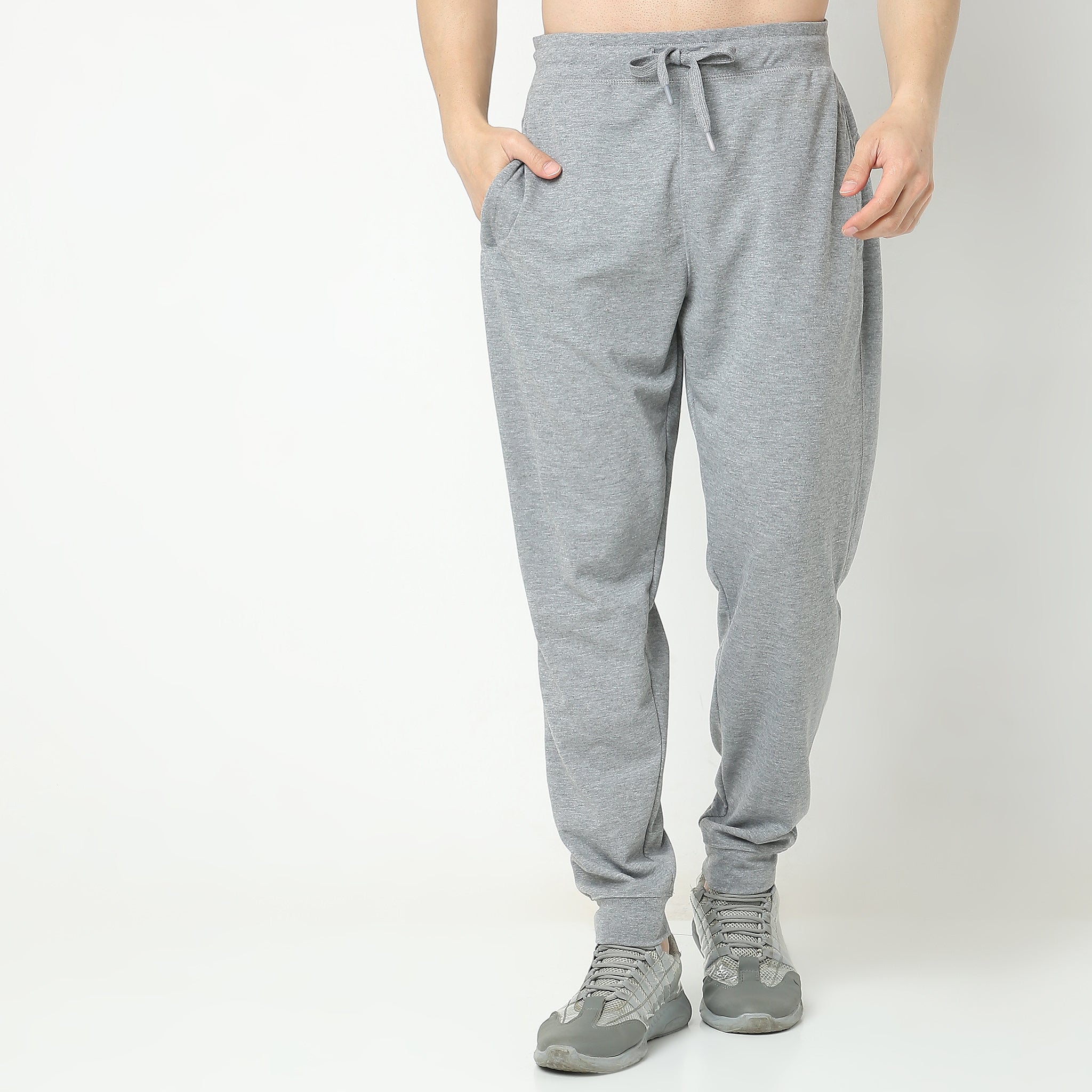 Casual Olive Solid Jogger - Wade