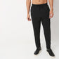 Regular Fit Solid Mid Rise Trackpants