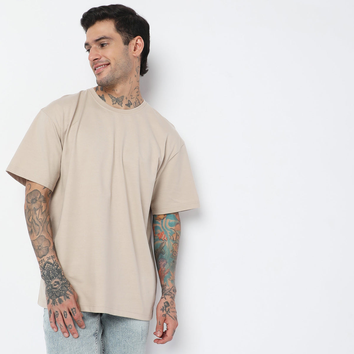 Oversize Solid T-Shirt