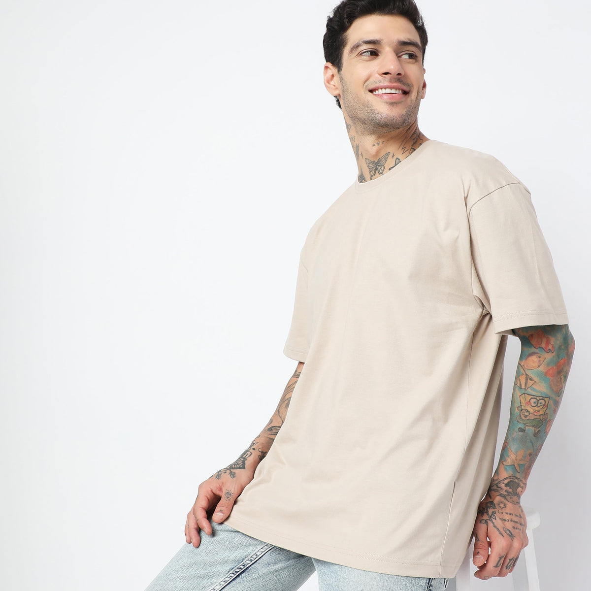 Oversize Solid T-Shirt