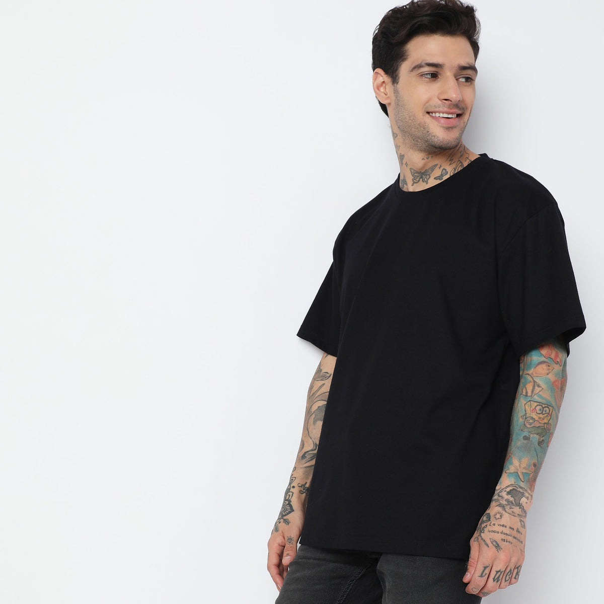 Oversize Solid T-Shirt