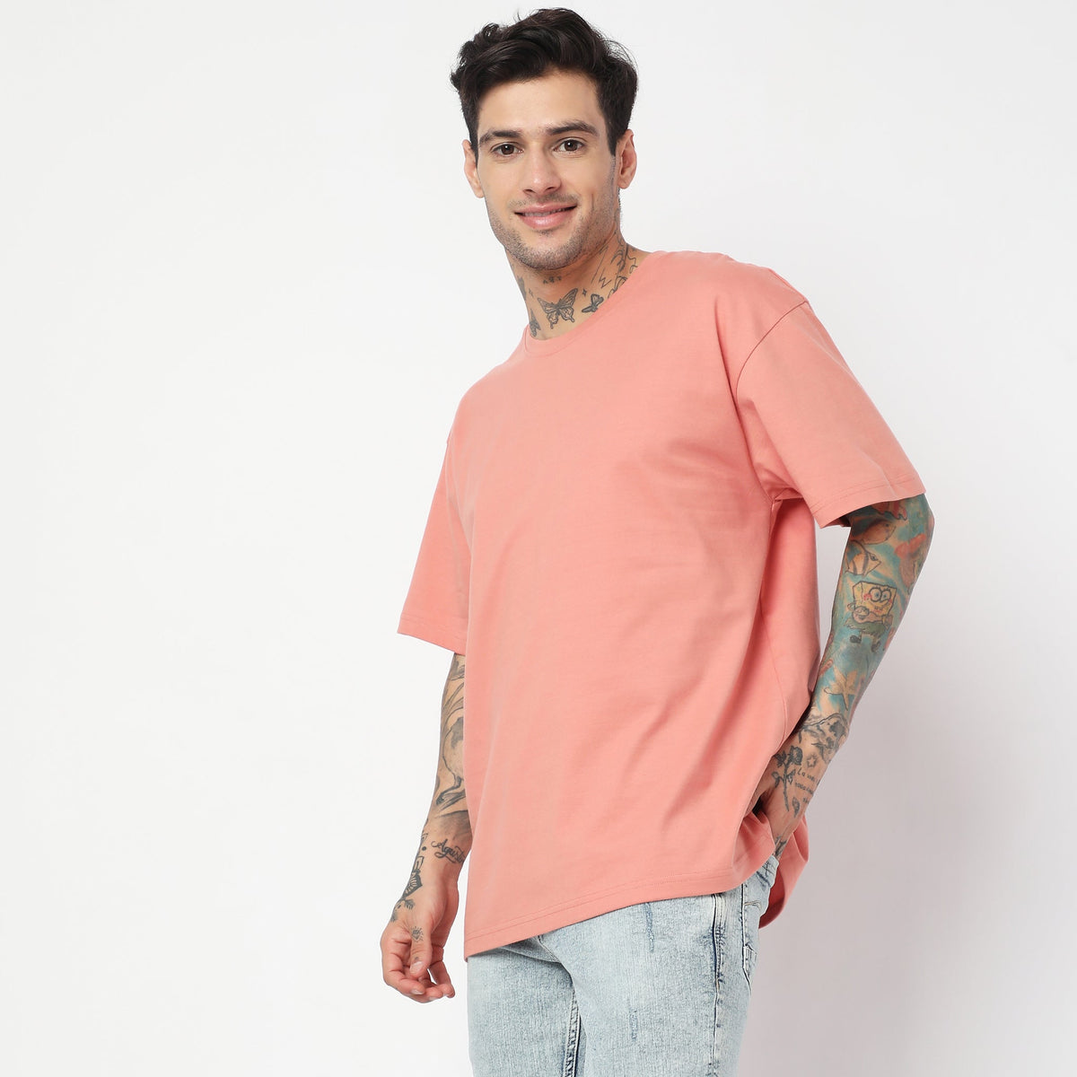 Oversize Solid T-Shirt